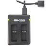 Bower Xtreme Dual Rapid Battery Charger for GoPro HERO 5 Black