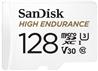 SanDisk High Endurance microSD 128GB 100/40MB/s U3 V30 C10   White