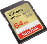 SanDisk Extreme SD 64GB 170/80MB/s RW C10 UHS U3 V30  Gold