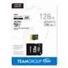 TeamGroup PRO+ 128GB MicroSDXC UHS-I U3 A2 V30 Up to 160 MB/s and 110 MB/s w/Adapter