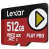 Lexar PLAY PRO 512GB microSDXC EX U3 V30