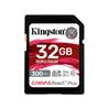 KINGSTON Canvas React Plus 32GB Class 10, UHS-II, U3, V90 300MB/s Read, 260MB/s Write