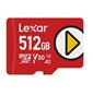 LEXAR PLAY 512GB microSDXC A2  V30