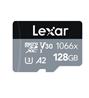 Lexar Professional 1066x 128GB UHS-I Micro SDXC  with Adapter