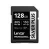 LEXAR Professional SILVER PLUS 128GB SDXC UHS-I U3 V30 C10 - SD Card