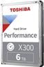 Toshiba X300 Performance 6TB 256MB SATA3 Internal Hard Drive