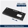 Vanetec NexStarG 2.5” SATA III to USB 3.2 Gen1 SSD/HDD Enclosure