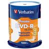 Verbatim DVD-R 16x 4.70 GB 100 Pack Inkjet Printable (97016)