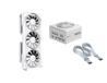 XFX Swift AMD Radeon RX 9070 XT GPU + CORSAIR Bloc d'alimentation RM1000e Blanc + Câble ThermalProtect PCIe 5.1 600W 12V-2x6...