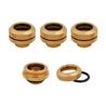 CORSAIR Fitting (hard tube),XF Hardline 4-pack (14mm OD compression; gold)