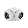 CORSAIR Fitting (hard tube),XF Hardline 2-pack (90° Angled 14mm OD compression; glossy white)