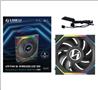 LIAN LI UNI FAN SL WIRELESS RGB LCD Reverse Black Color Single Pack 12cm Fan Pack without Controller (Reverse Blade )