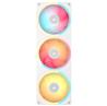 CORSAIR LX360-R RGB 360mm Reverse Case Fan 3-Pack White