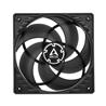 Arctic P12 PWM (Black/Transparent) – 120mm Pressure optimized case fan | PWM Controlled speed