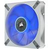 Corsair ML120 LED ELITE, 120mm Magnetic Levitation Blue LED Fan with AirGuide, Single Pack - White Frame