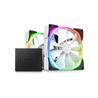 Ensemble de démarrage double NZXT Aer RGB 2 140 mm et contrôleur de ventilateur (blanc)