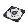 SilverStone Technology Air Slimmer 120 Enhanced Performance 120mm Slim Fan with Full-Range PWM and ARGB Lighting Effect (SST-AS