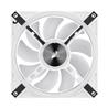 Corsair iCUE QL140 RGB 140mm RGB PWM White Dual Fan Kit with Lighting Node CORE