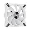 Corsair iCUE QL140 RGB 140mm RGB PWM White Dual Fan Kit with Lighting Node CORE