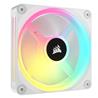 CORSAIR QX RGB Series, iCUE LINK QX120 RGB White, 120mm Magnetic Dome RGB Fan, Single Pack(Open Box)