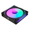 LIAN LI Uni Fan SL-INF 120 Reverse Blade 120mm Case Fan, Single Pack - Black(Open Box)