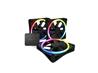 NZXT F120 RGB DUO Case Fan Triple Pack, Black