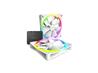 NZXT F140 RGB DUO Case Fan Twin Pack, White