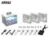 MSI MPG EZ120 ARGB WHITE-3W, Magnetic Connector Block - 3 Pack white