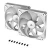 CORSAIR RS140 ARGB 140mm PWM Fans Dual Pack – White