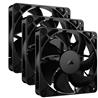 CORSAIR RS120 120mm PWM Fans Triple Pack, Black