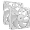 CORSAIR RS140 140mm PWM Fans Dual Pack – White