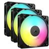 CORSAIR RS120 ARGB 120mm PWM Fans Triple Pack, Black