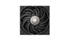 DeepCool FT12, 120mm FDB Fan, 3-Phase 10-pole 12-slot Motor, PWM, Transparent Center Window, Subtle White LED underglow, Black