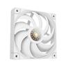 DeepCool FT12 WH, 120mm FDB Fan, 3-Phase 10-pole 12-slot Motor, PWM, Transparent Center Window, Subtle White LED underglow, Whi