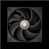 DeepCool FT14, 140mm FDB Fan, 3-Phase 10-pole 12-slot Motor, PWM, Transparent Center Window, Subtle White LED underglow, Black