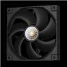 DeepCool FT14, 140mm FDB Fan, 3-Phase 10-pole 12-slot Motor, PWM, Transparent Center Window, Subtle White LED underglow, Black