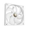 DeepCool FT14 WH, 140mm FDB Fan, 3-Phase 10-pole 12-slot Motor, PWM, Transparent Center Window, Subtle White LED underglow, Whi