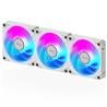 GIGABYTE AORUS EZ CHAIN FAN 120 ICE (3-Pack), 120mm Hydro Dynamic Bearing ARGB Computer Case Fan