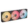 CORSAIR iCUE LINK LX120-R RGB 120 mm PWM Kit de démarrage de ventilateurs inversés