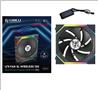 Lian Li UNI FAN SL 120 Ventilateur sans fil RVB à pales inversées de 120 mm, noir(Open Box)