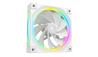 DeepCool FL12R WH, Ventilateur ARGB Gen 2 haute performance 120 mm, Blanc, Inversé, Chaîne en guirlande PWM, Lot de 1