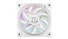 DeepCool FL12R WH, Ventilateur ARGB Gen 2 haute performance 120 mm, Blanc, Inversé, Chaîne en guirlande PWM, Lot de 1
