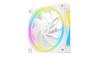 DeepCool FL12R WH, Ventilateur ARGB Gen 2 haute performance 120 mm, Blanc, Inversé, Chaîne en guirlande PWM, Lot de 1