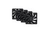 HYTE FA12 120 mm Ventilateur Paquet de 4 Black