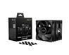 be quiet! Pure Wings 3 Reverse 120 mm Ventilateur Paquet de 3 Noire