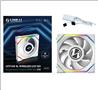 LIAN LI UNI FAN SL WIRELESS RGB LCD Reverse White Color Single Pack 12cm Fan Pack without Controller (Reverse Blade )