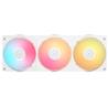 CORSAIR RX360 II Unified RGB 360 mm Kit d'extension Paquet de 3 Blanc