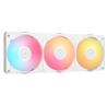 CORSAIR RX360 II Unified RGB 360 mm Kit d'extension Paquet de 3 Blanc