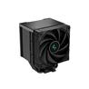 DeepCool AK500 ZERO DARK High-Performance CPU Cooler, 5 Copper Heat Pipes, Single-Tower Heatsink, 120mm FDB PWM Fan, 240W(Op...