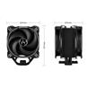 Arctic Freezer 34 eSports DUO – CPU Cooler (Grey), Direct touch technology, eSport Pressure-optimized fans in Push-Pull configu